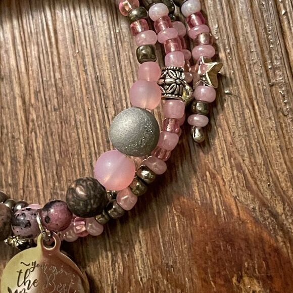 Handmade purple and pink you are the best mommy - Picture 6 of 7